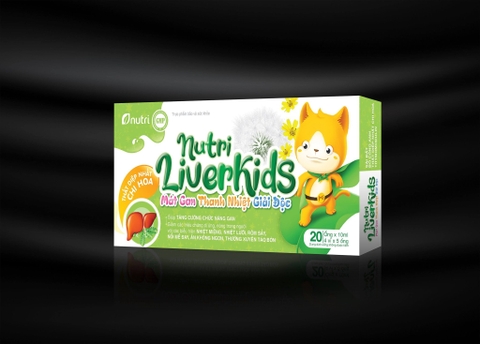 Mát gan thanh nhiệt trẻ em Nutri LiverKids