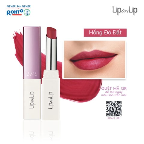 Son lì mịn mượt, không khô môi LiponLip hồng đỏ đất