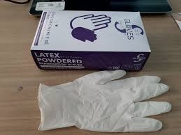 Gang tay y tế Latex có bột