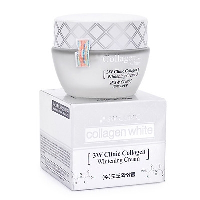 Kem dưỡng trắng da COLLAGEN 3W CLINIC COLLAGEN WHITENING CREAM -hũ 60ml