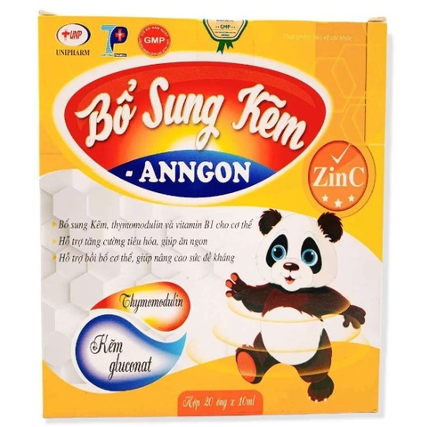Kẽm Anngon hộp 20 ống