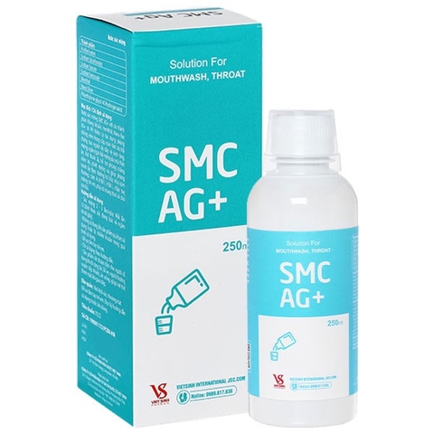 Nước súc miệng SMC AG+ chai 250ml