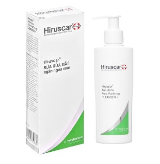 Sữa rửa mặt ngăn ngừa mụn Hiruscar 100ml