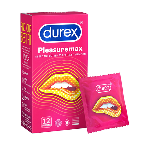BCS Durex Pleasuremax hộp 12 cái