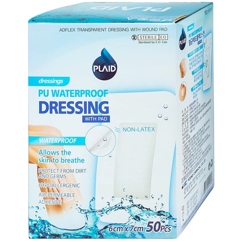 PLAID Băng gạc vô trùng 6cm*7cm