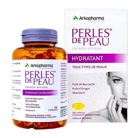 Viên uống dưỡng ẩm đẹp da Perles De Peau Hydratant 200 viên