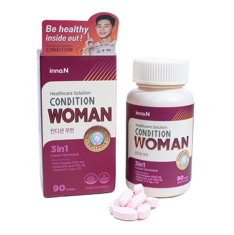 CONDITION WOMAN 90 VIÊN - UỐNG CALOGEN VÀ CẤP ẨM