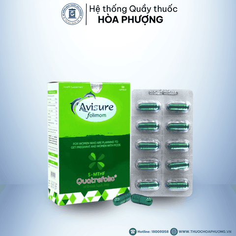 Avisure folimom 5-MTHF hộp 30 viên
