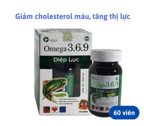 Omega 3.6.9 Diệp Lục hộp 60 viên