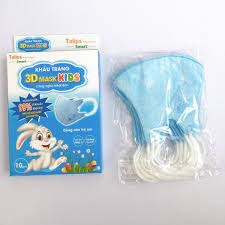 KHẨU TRANG TULIP 3D MASK KIDS XANH DƯƠNG