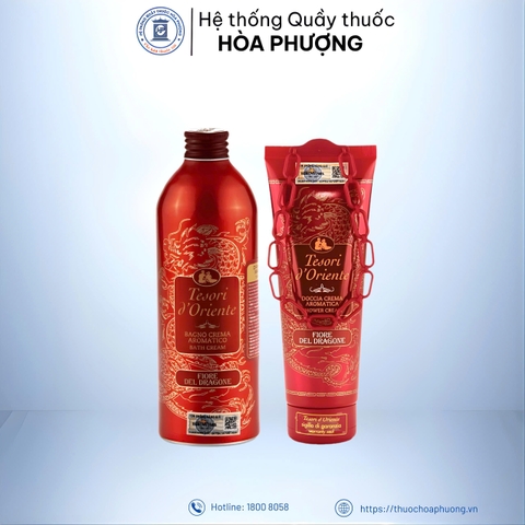 Sữa tắm nước hoa thanh long Tesori D'Oriente tuýp 250ml
