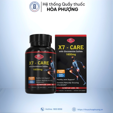 OL X7- CARE dưỡng khớp lọ 60 viên, Mỹ