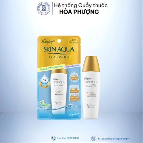 Sữa chống nắng dưỡng da trắng mịn Skin aqua 25g