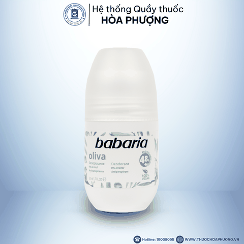 Lăn khử mùi Babaria oliva 50ml
