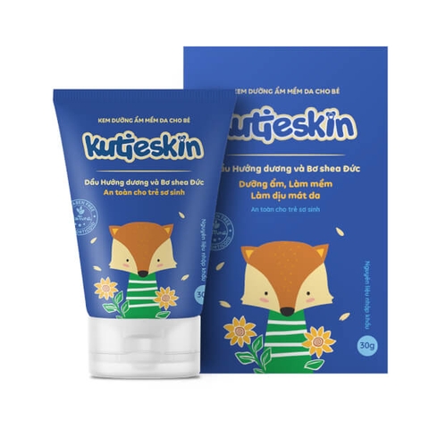 Kem dưỡng ẩm mềm da cho bé Kutieskin 30g