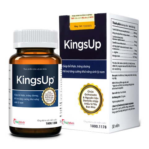 KingsUp tăng cường sinh lý nam lọ 30 viên