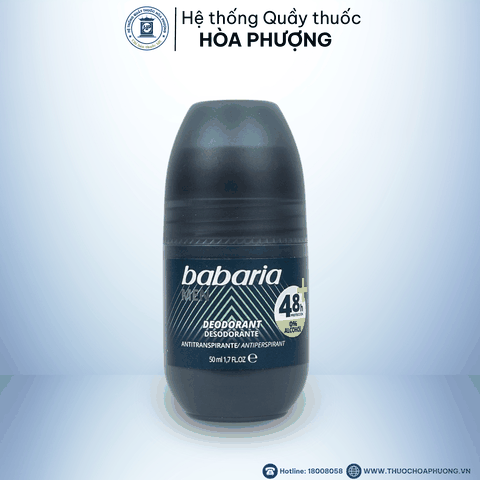 Lăn khử mùi Babaria men 50ml