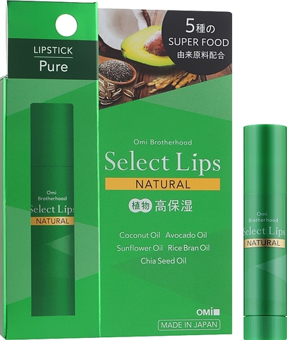 Son dưỡng không màu TD thực vật OMI SELECT LIPS NATURAL
