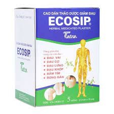 Cao dán thảo dược giảm đau Ecosip