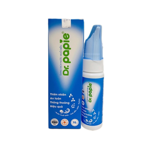 DUNG DỊCH XỊT MŨI NƯỚC MUỐI BIỂN DR. PAPIE