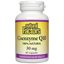 NATURAL FACTORS COENZYME Q10 LỌ 60 VIÊN
