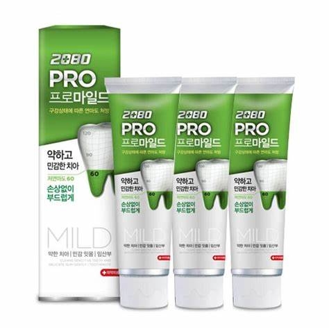 KEM ĐÁNH RĂNG CAO CẤP HÀN QUỐC 2080 PRO MILD SENSITIVE