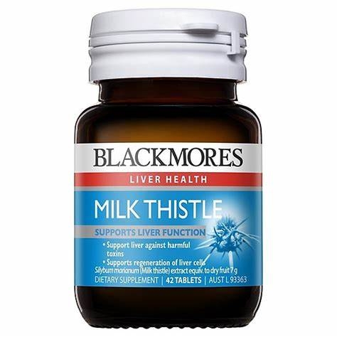 Viên uống Blackmores Milk Thistle hỗ trợ bảo vệ, phục hồi gan (42 viên)