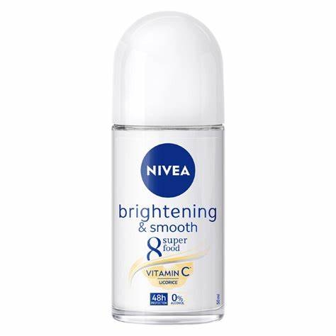 Lăn Ngăn Mùi Nivea Sáng Mịn Se Khít Lỗ Chân Lông 50ml Brightening & Smooth