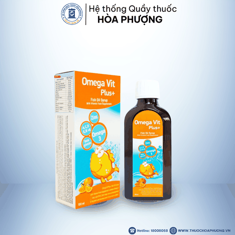 Omega Vit Plus+ 100ml hương cam