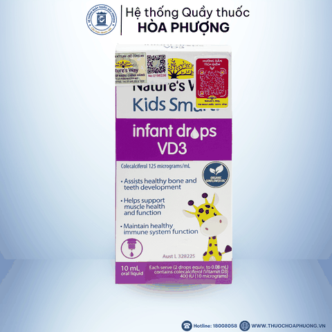 NW KIDS SMART INF VD3 drops 13ml - úc