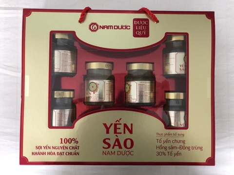 Yến Sào Nam Dược – Tổ yến chưng hồng sâm, đông trùng
