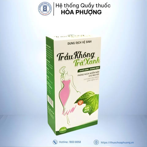 Dung dịch vệ sinh trầu không trà xanh 150ml