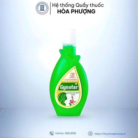 Dung dịch vệ sinh phụ nữ Gynofar 250ml