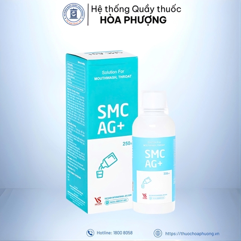 Nước súc miệng SMC AG+ chai 250ml