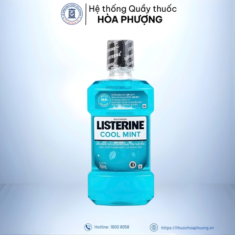 Nước súc miệng Listerine Cool Mint chai 750ml