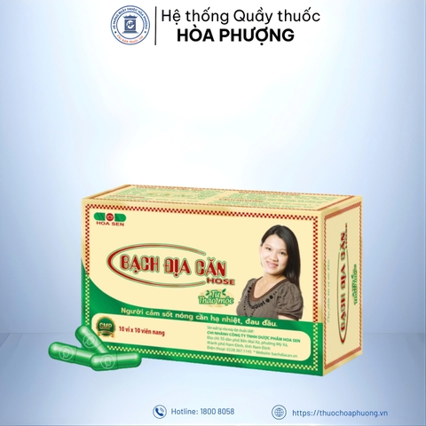 Bạch địa căn (hộp 10 vỉ*10 viên)