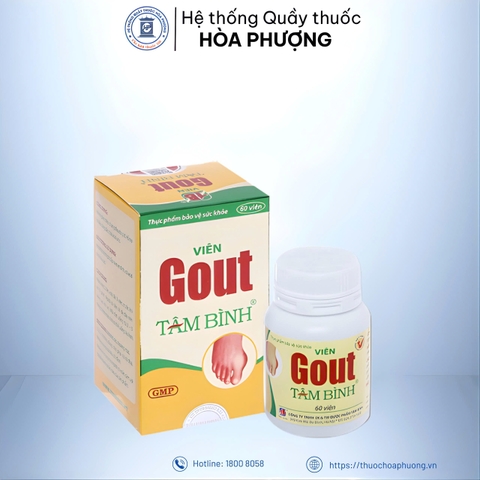 GOUT TÂM BÌNH- Lọ 60 viên