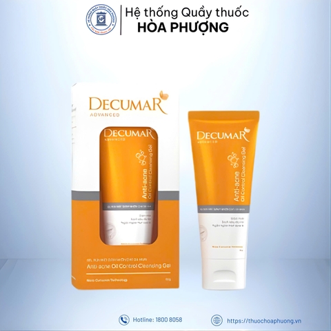 Decumar gel rửa mặt