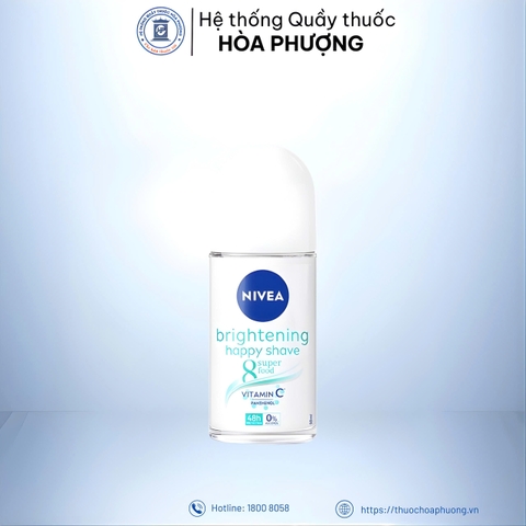 Lăn khử mùi Nivea whitening happy shave 50ml