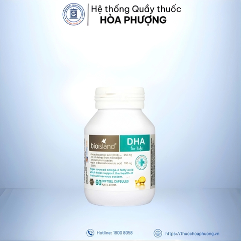 BIOISLAND DHA FOR KIDS 60 VIÊN