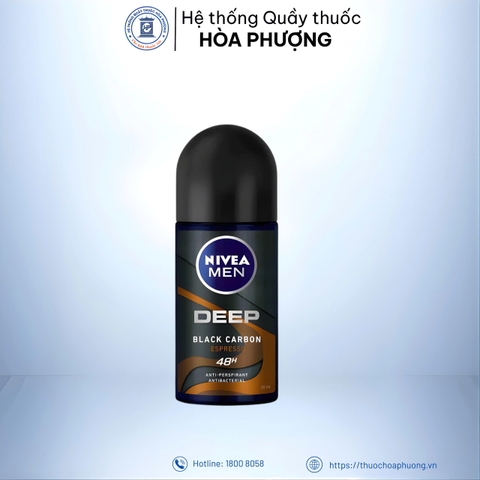 nivea men deep black 48h