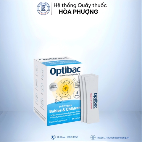 Men vi sinh Optibac Babies & children 30 gói