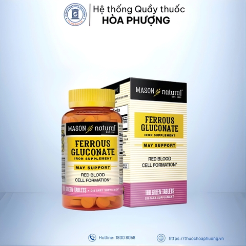 Sắt Hữu cơ Ferrous gluconate Mason