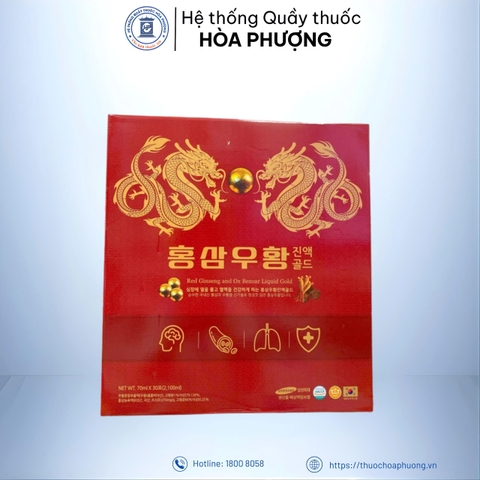 NGƯU HOÀNG HỒNG SÂM - RED GINSENG AND OXBEXOAR LIQUID GOLD