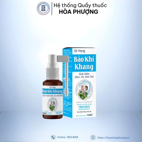 Xịt họng Bảo Khí Khang 30ml
