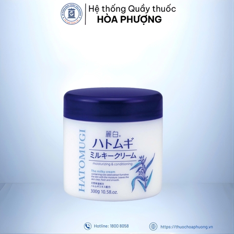 Kem dưỡng ẩm và làm sáng da Hatomugi lọ 300g