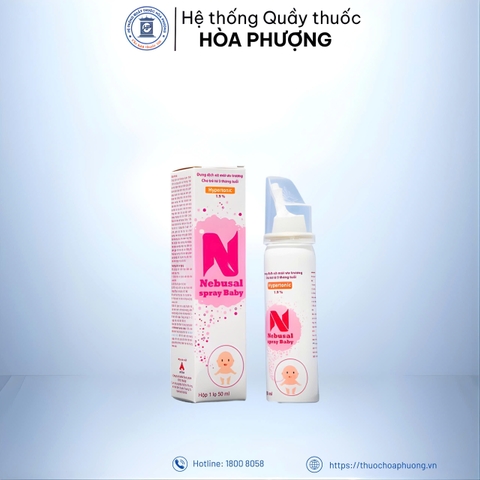 Nebusal spray Baby 1.9 cho trẻ 3 tháng+