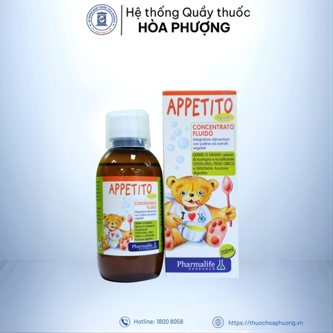 FITOBIMBI APPETITO 200ML - HỖ TRỢ TIÊU HÓA, ĂN NGON