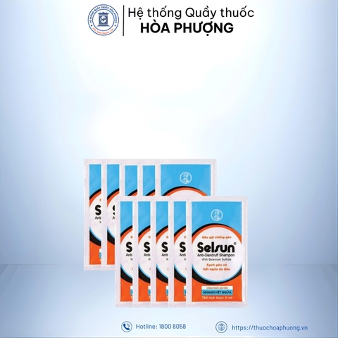 Dầu gội chống gàu Selsun hộp 20 gói x 5ml