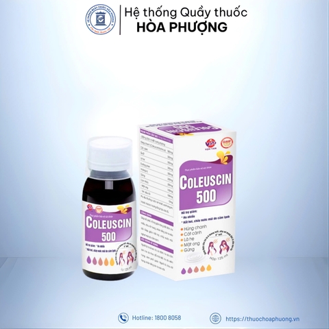 BỔ PHẾ COLEUSCIN 500mg lọ 125ml